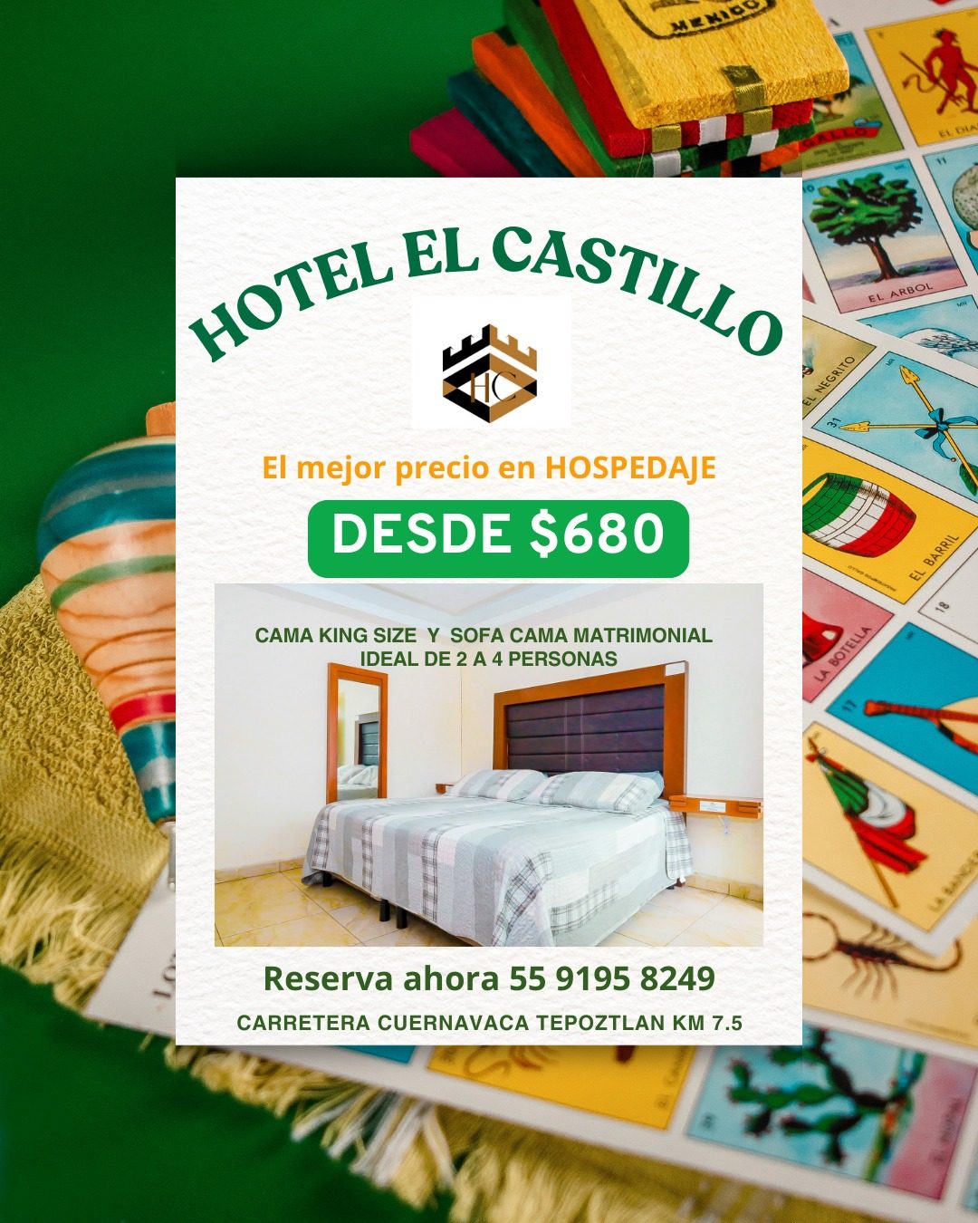 Promoción de hospedaje Hotel El Castillo